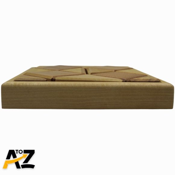 Brain Baffler Mosaïc Art Puzzle IQ Collection Rare Wooden Pieces - Picture 7 of 12